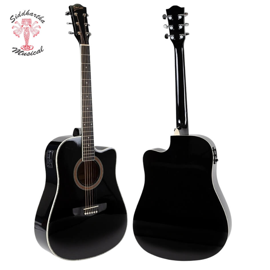 Chitarra Acustica-Elettrica Western Con Pickup E EQ 4 Band - Foto 2